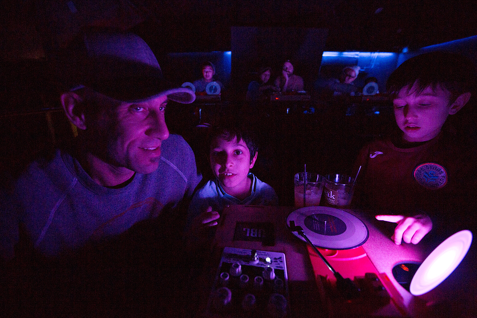 Kid Koala led a Turntable Orchestra of audience members at Le