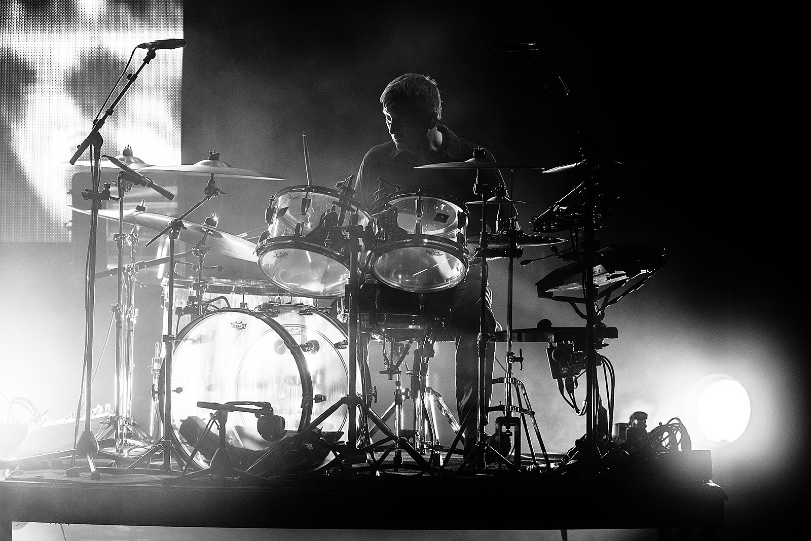 Massive Attack capped their spectacular 'Mezzanine XXI' tour at