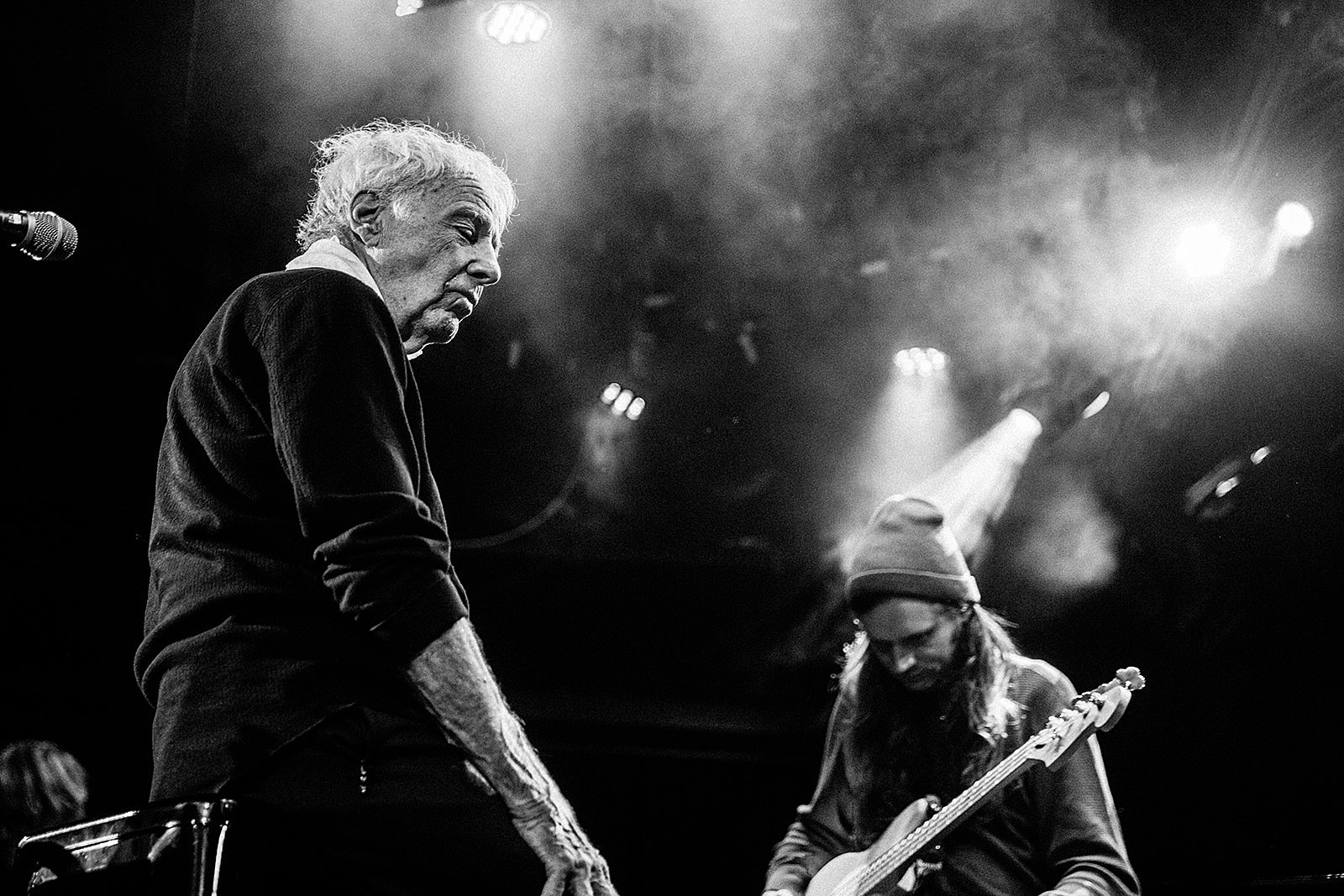 Mayo Thompson played 'Corky's Debt To His Father' at Le