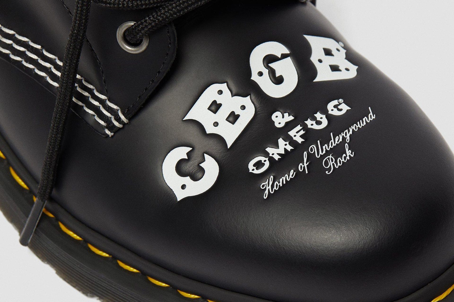 Dr. Marten made CBGB-themed boots display picture 3