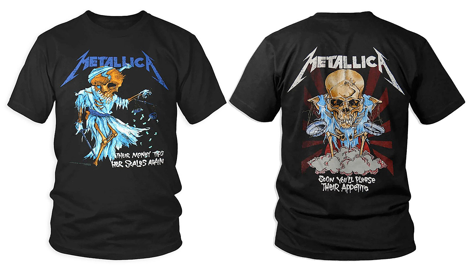Metallica shirts for all your TikTok & Super Bowl needs