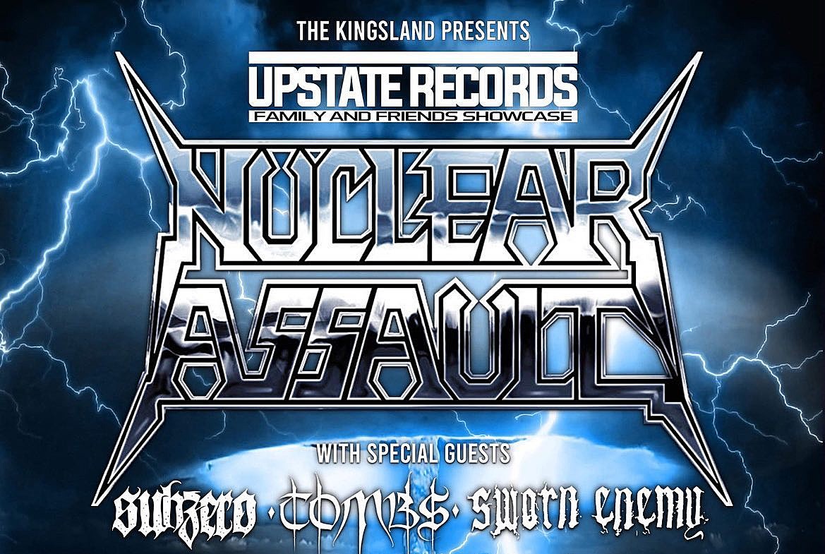 Nuclear Assault playing NYC w/ Subzero, Tombs, & more