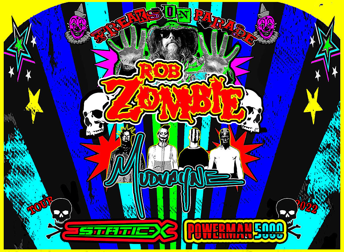 Rob Zombie & Mudvayne announce summer tour with Static-X, Powerman