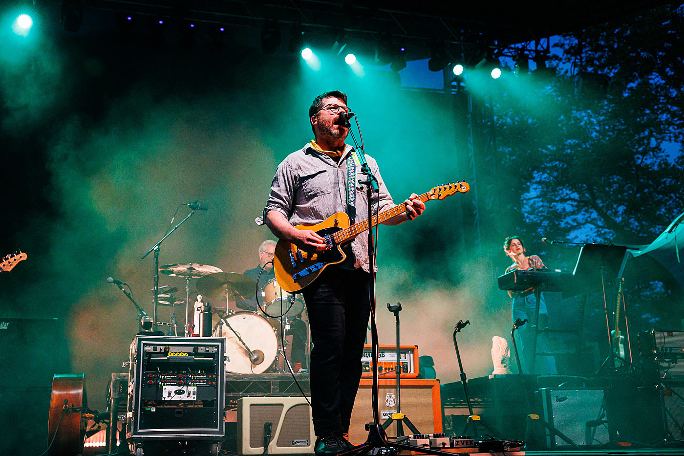 Decemberists Singer The Decemberists brought out Lin-Manuel Miranda at SummerStage in ...