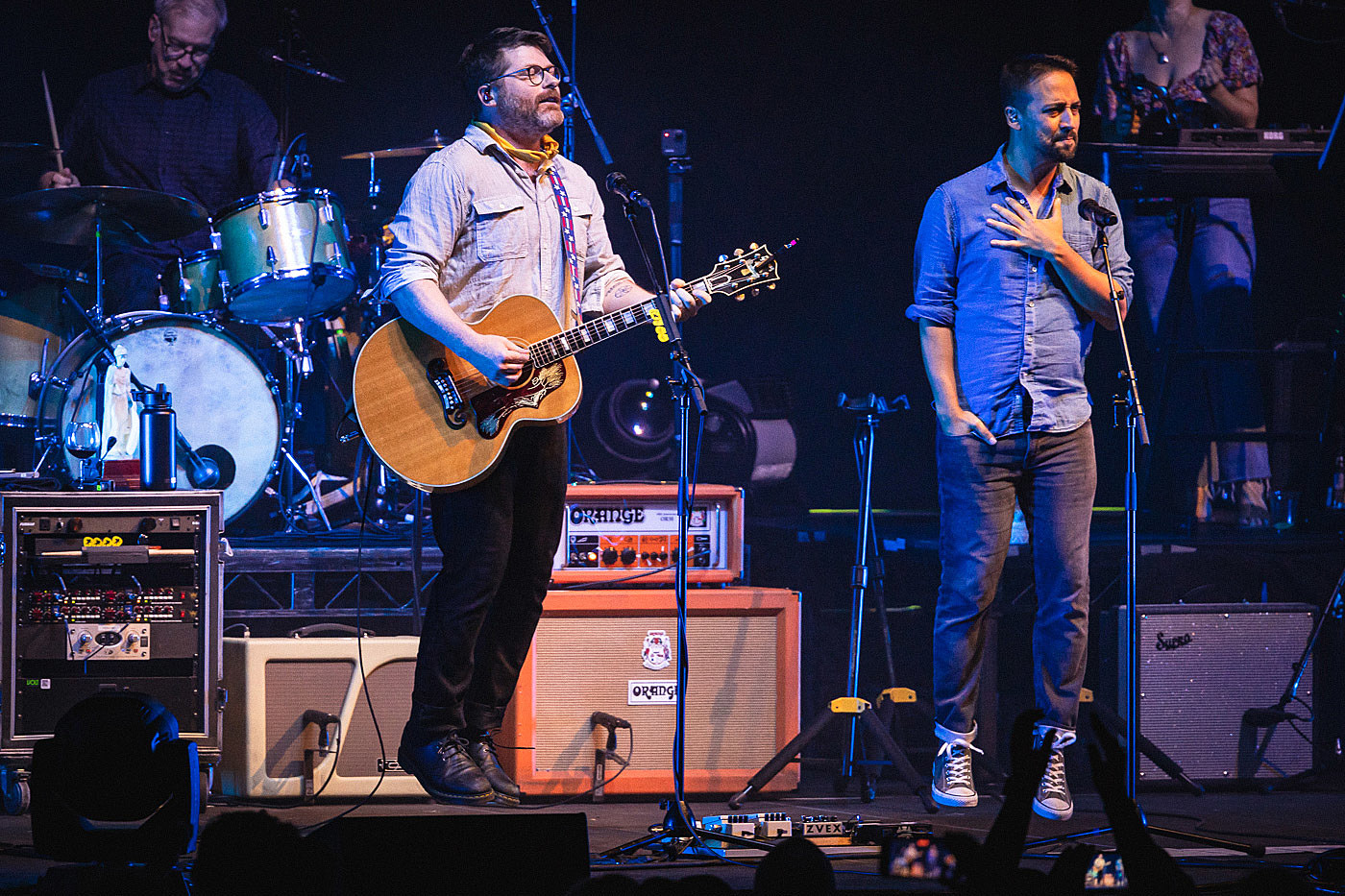 Decemberists Singer The Decemberists brought out Lin-Manuel Miranda at SummerStage in ...