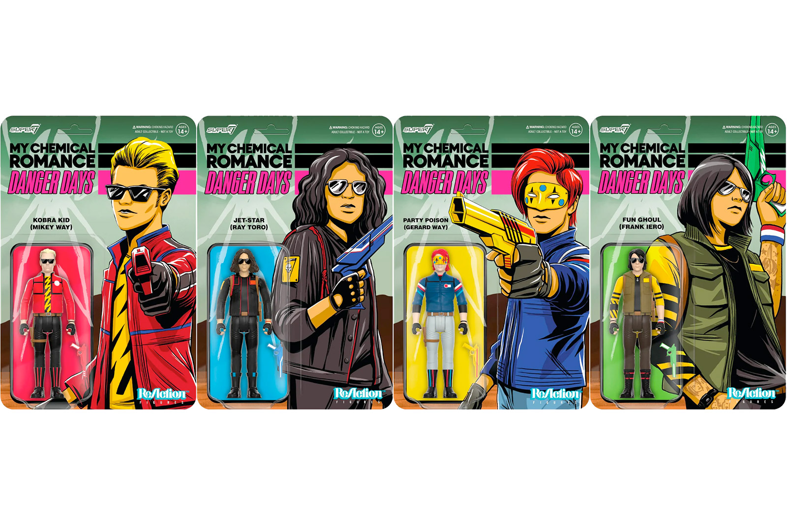 My Chemical Romance 'Danger Days' action figures announced
