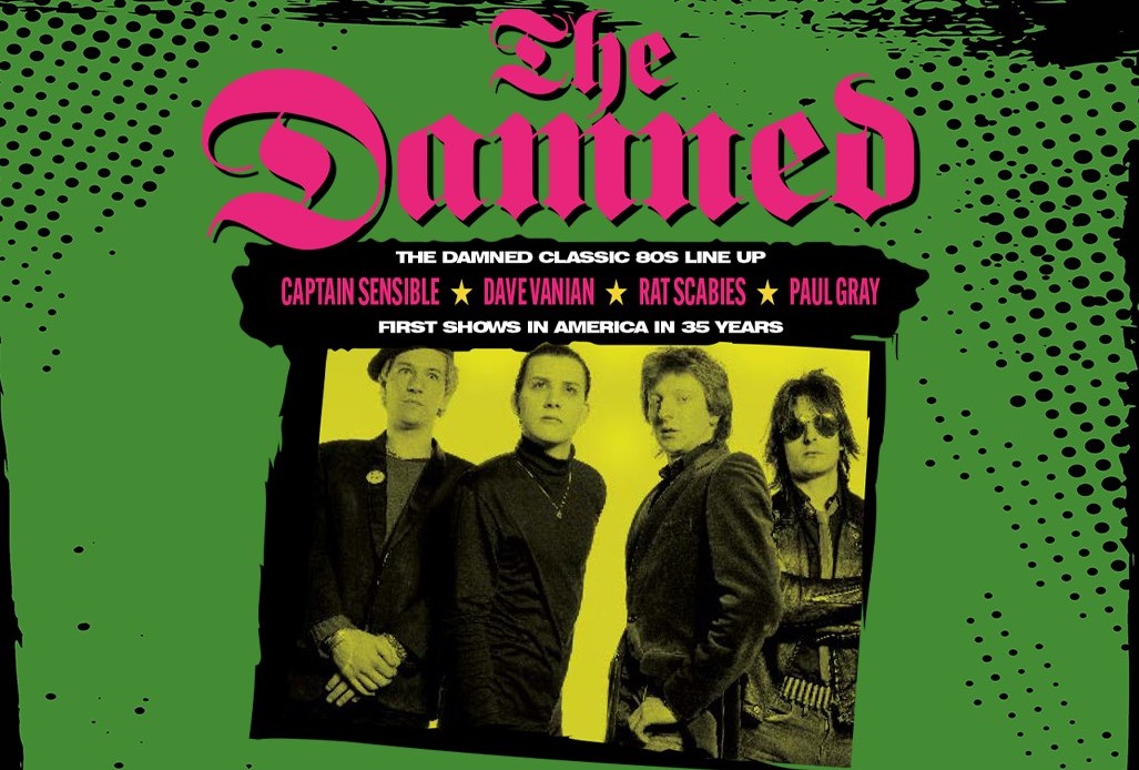 The Damned's classic '80s lineup w/ Rat Scabies announce first