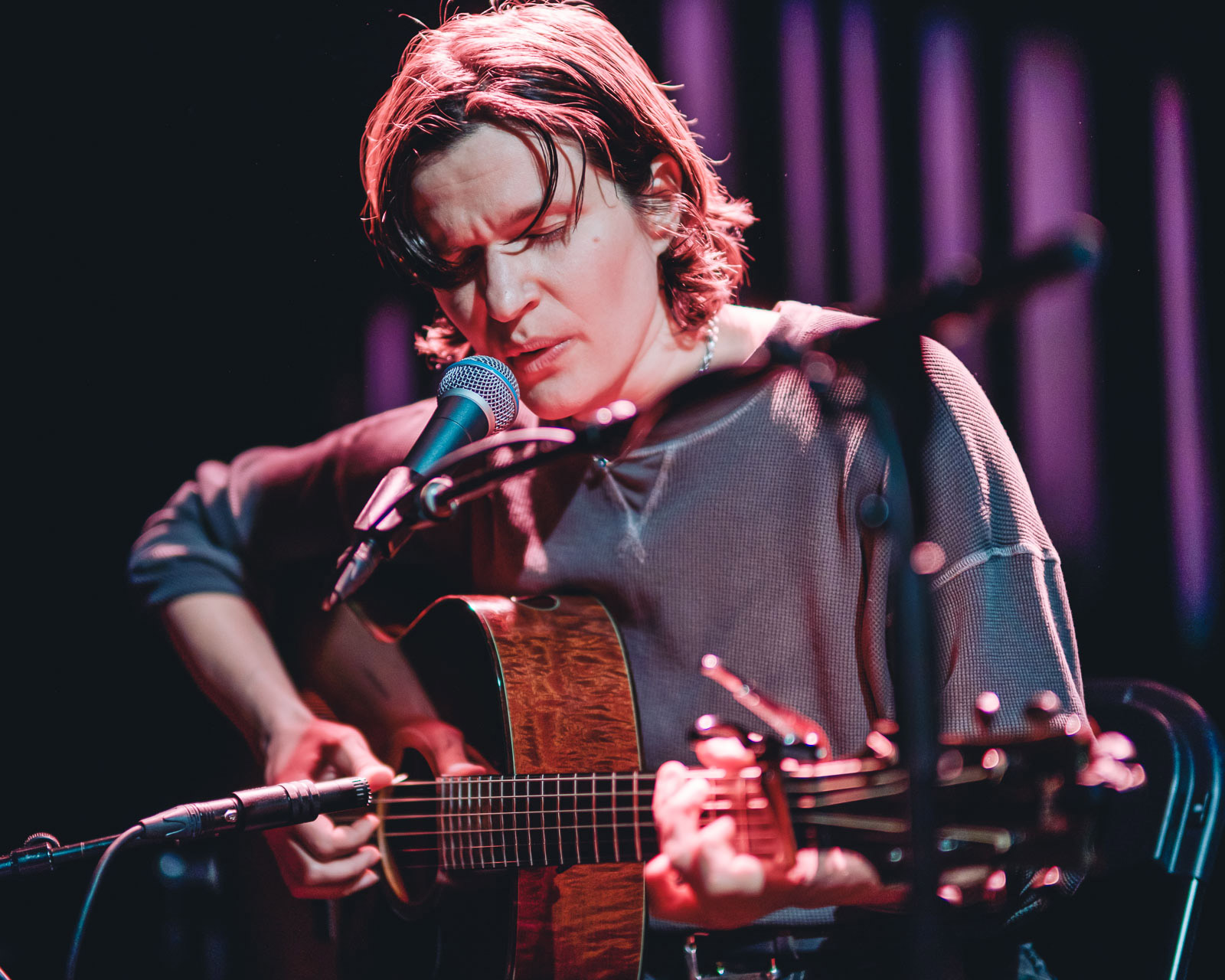 Big Thief's Adrianne Lenker played Music Hall of Williamsburg w ...