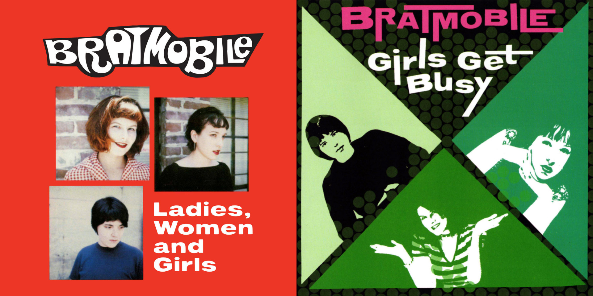 米LP Bratmobile Girls Get Busy KRS766 Kill Rock Stars /00260 Brats_Bundles_Vinyl_STAND_gran