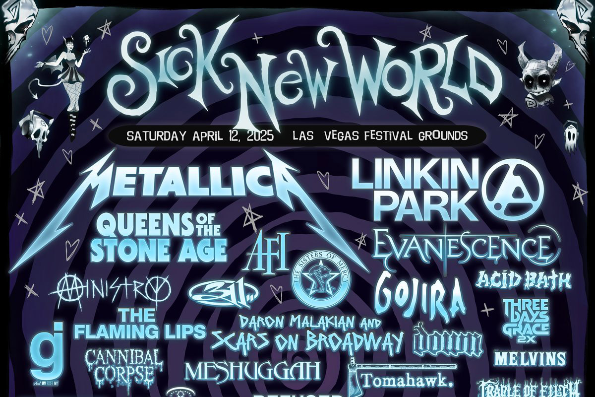 Sick New World 2025 lineup: Metallica, Linkin Park, QOTSA, AFI