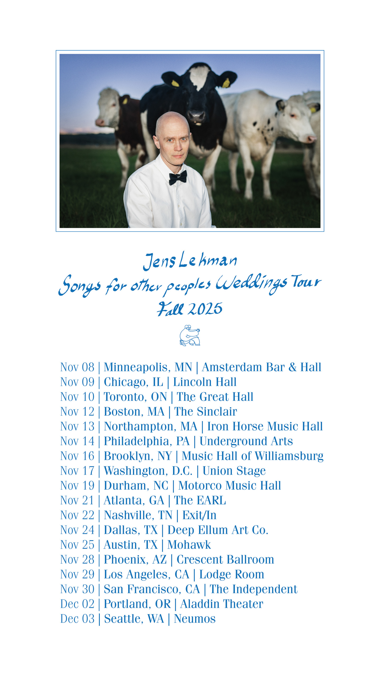 Jens Lekman long tour admat