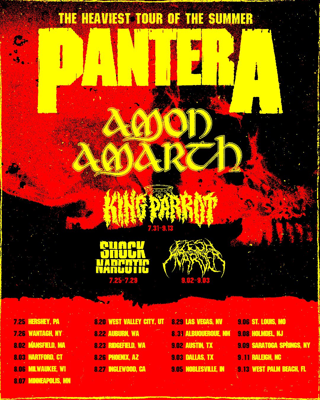 Pantera cancelled shows