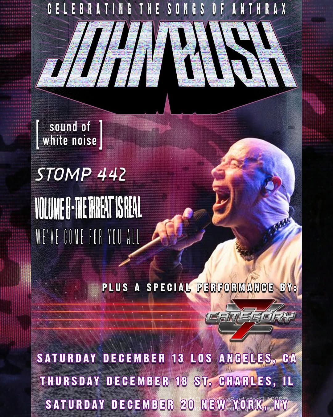 Tour news: Claudio Simonetti's Goblin, John Bush performs Anthrax