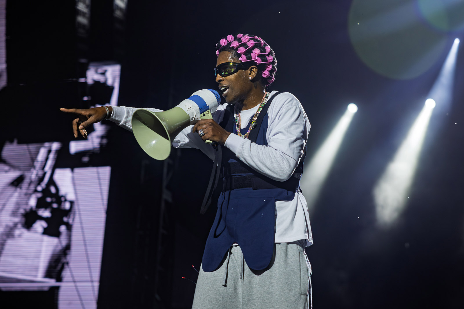 Lollapalooza 2025 Sunday pics (A$AP Rocky, Rebecca Black, The Marias, La Femme, Joey Valence & Brae, more)