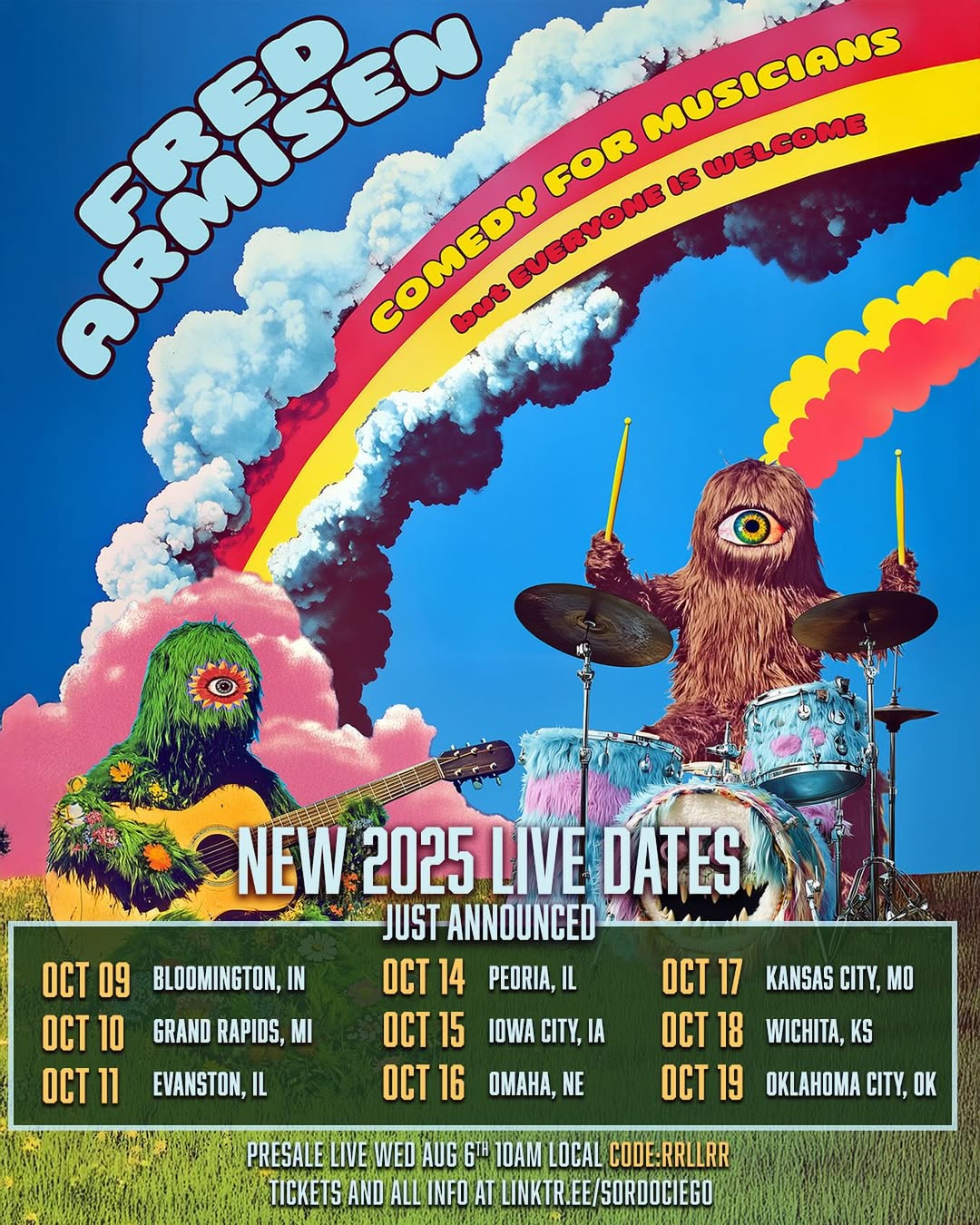 fred armisen tour dates 2025