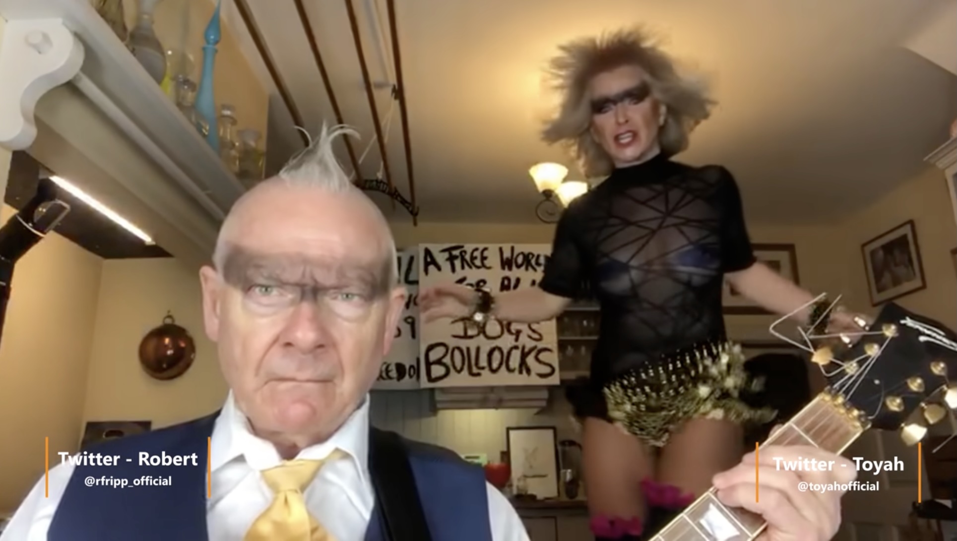 Watch Toyah & Robert Fripp revisit Neil Young's "Rockin' in the Free World"