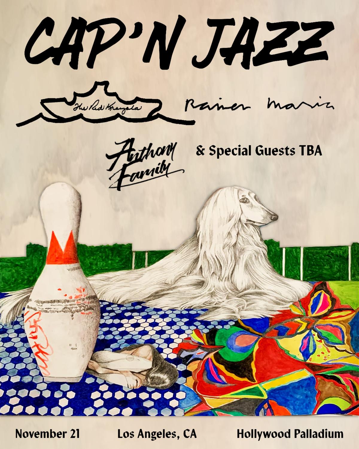 Cap'n Jazz announce LA show with Red Krayola reunion, Rainer Maria
