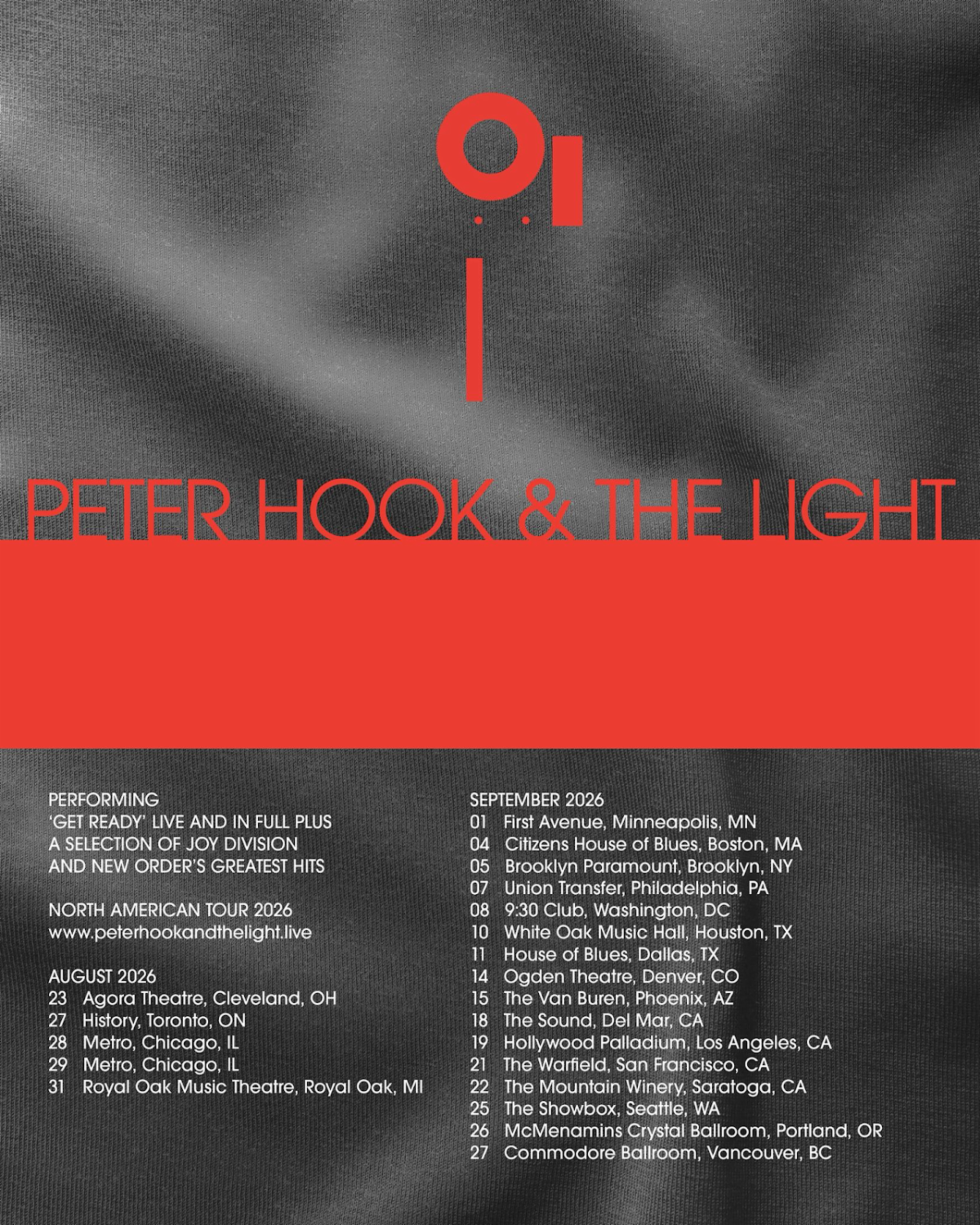 peter hook and the light tour 2025