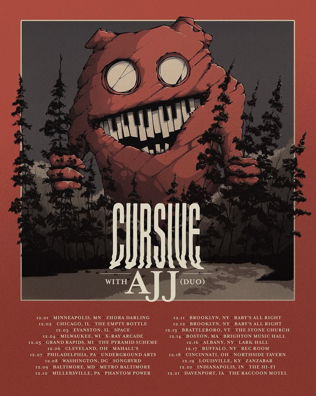 Cursive 2025 tour