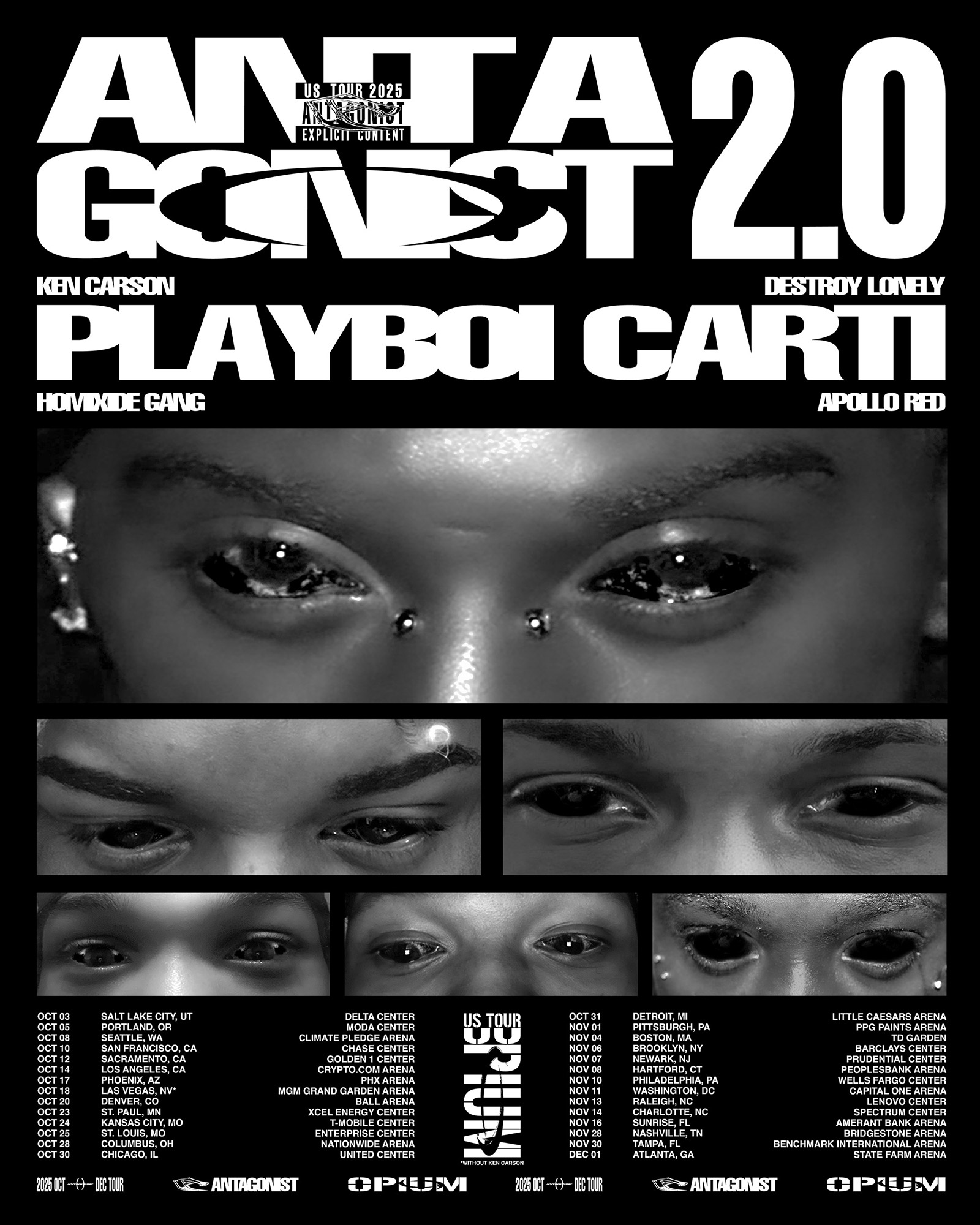 Playboi Carti 2025 tour
