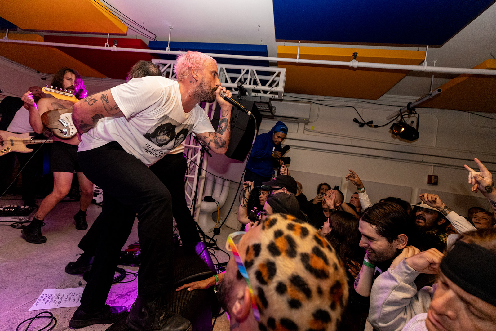 IDLES turned Night Club 101 into The Pyramid Club for sweaty surprise 'Caught Stealing' show (pics, setlist, video)