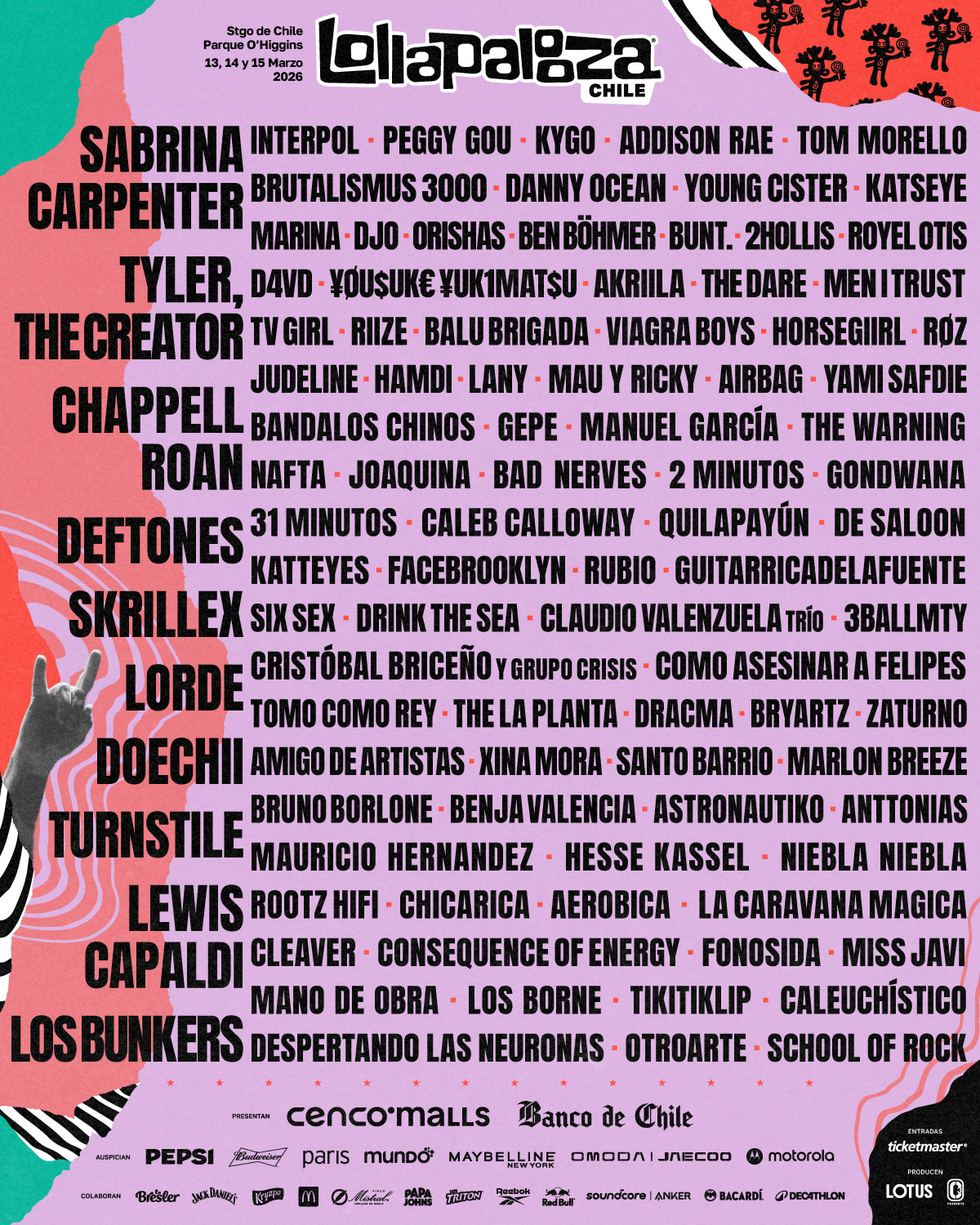 Lollapalooza Chile 2026
