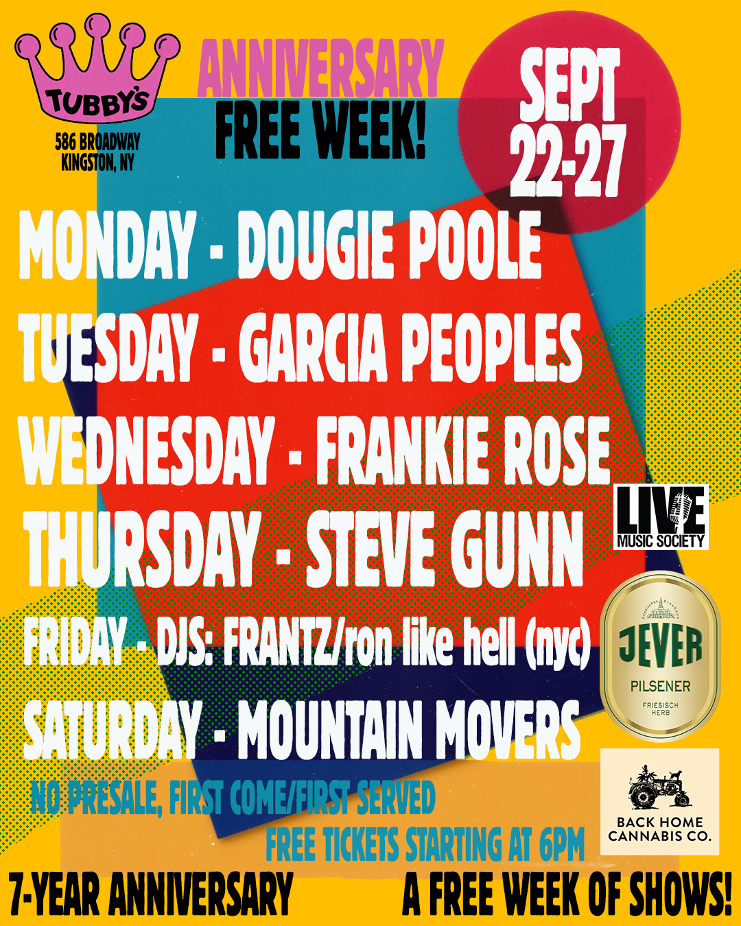 tubby's anniversary shows