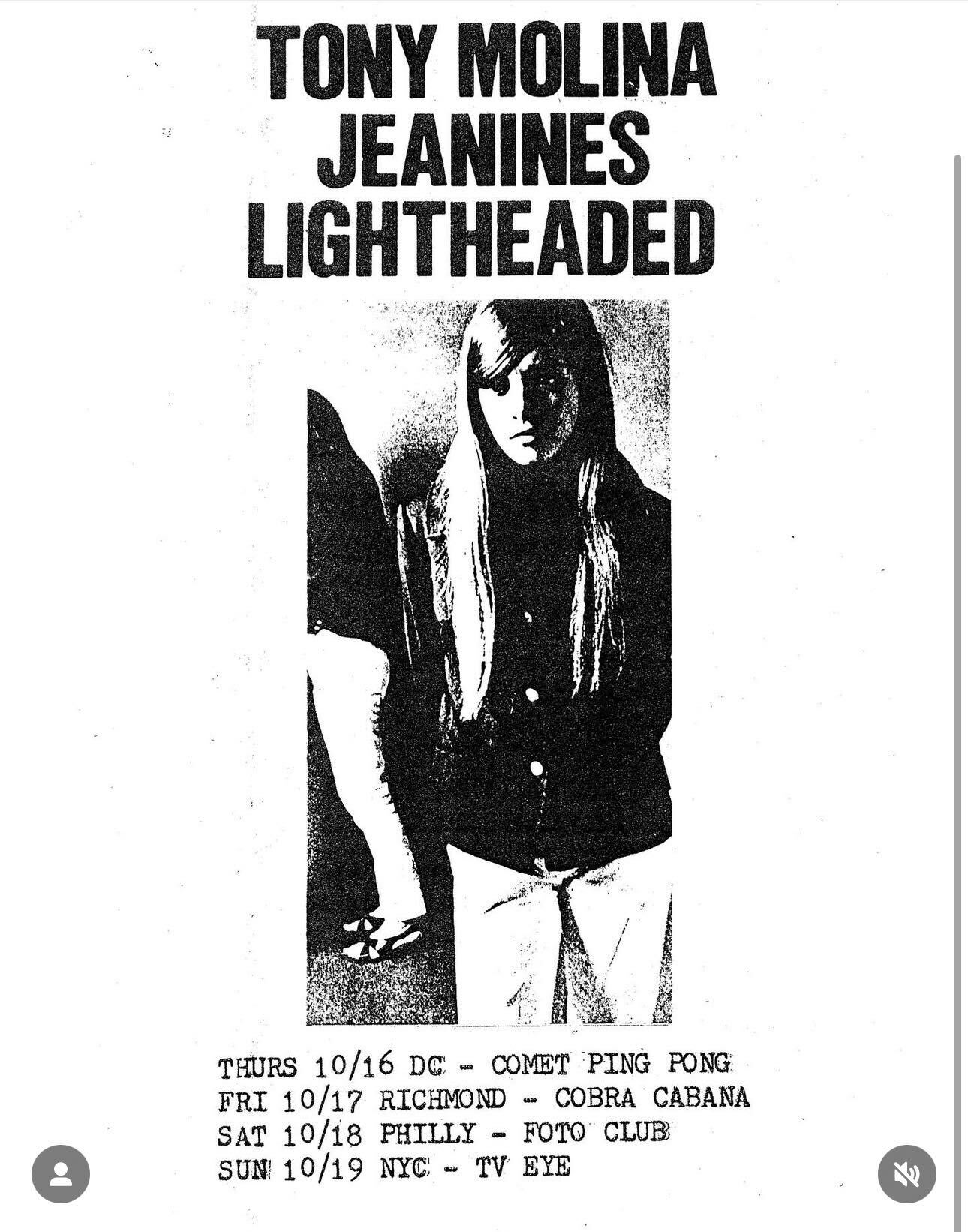 tony molina jeanines lightheaded