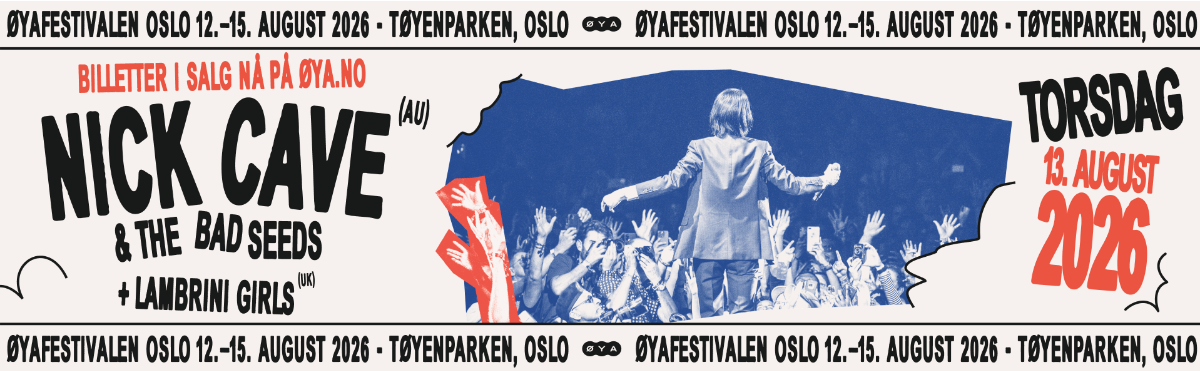 oya fest 2026 poster nick cave