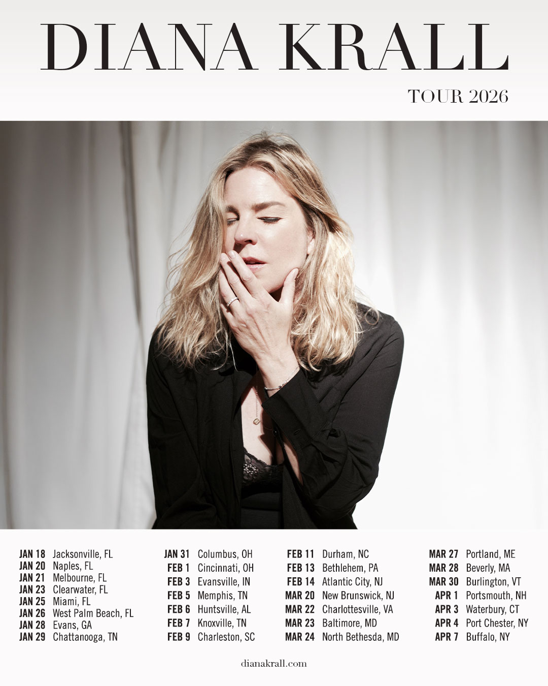 diana krall tour