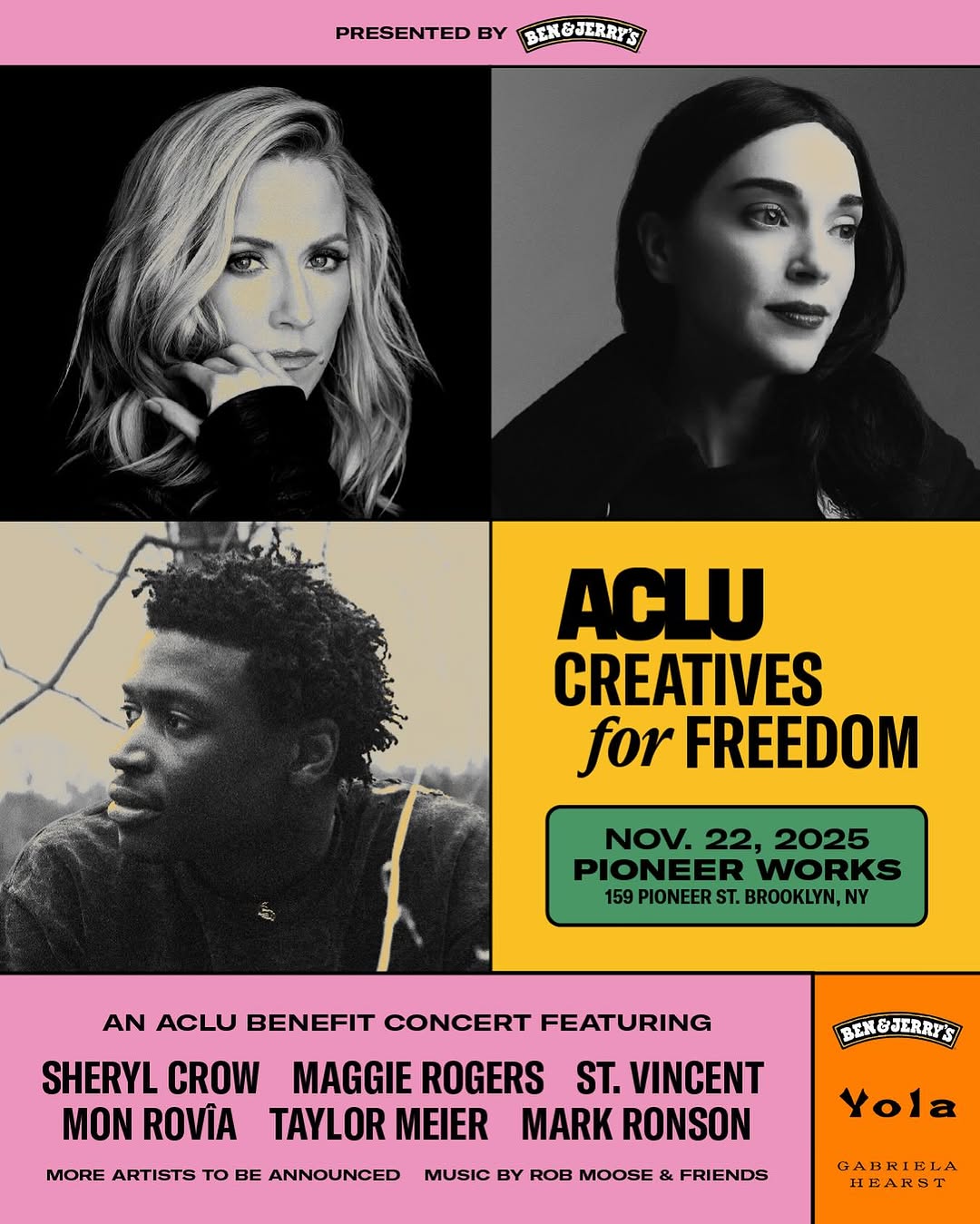 St. Vincent, Sheryl Crow, Maggie Rogers, Mark Ronson, more playing