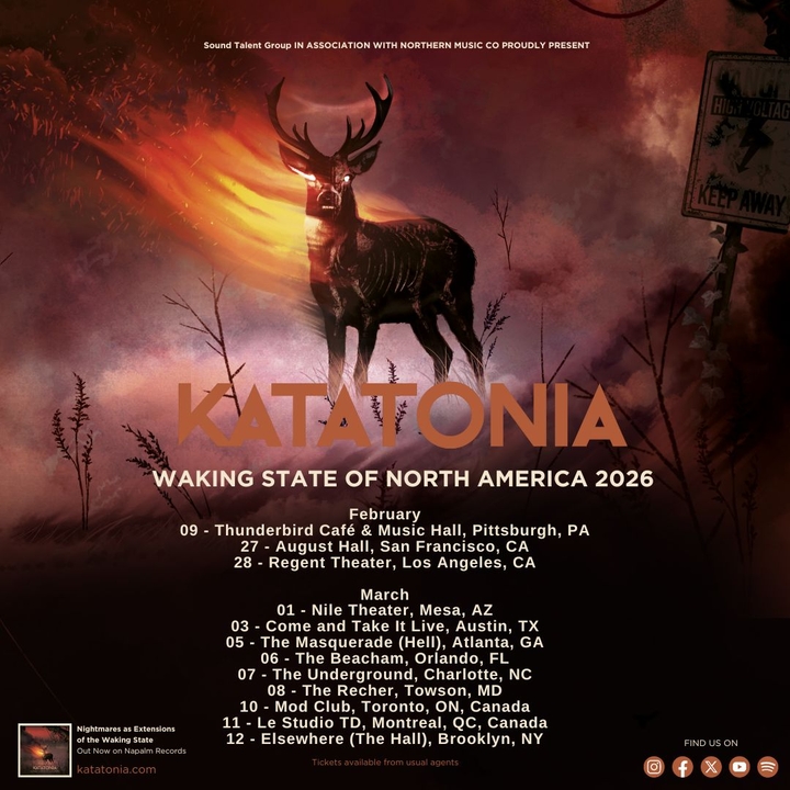 katatonia 2026 tour
