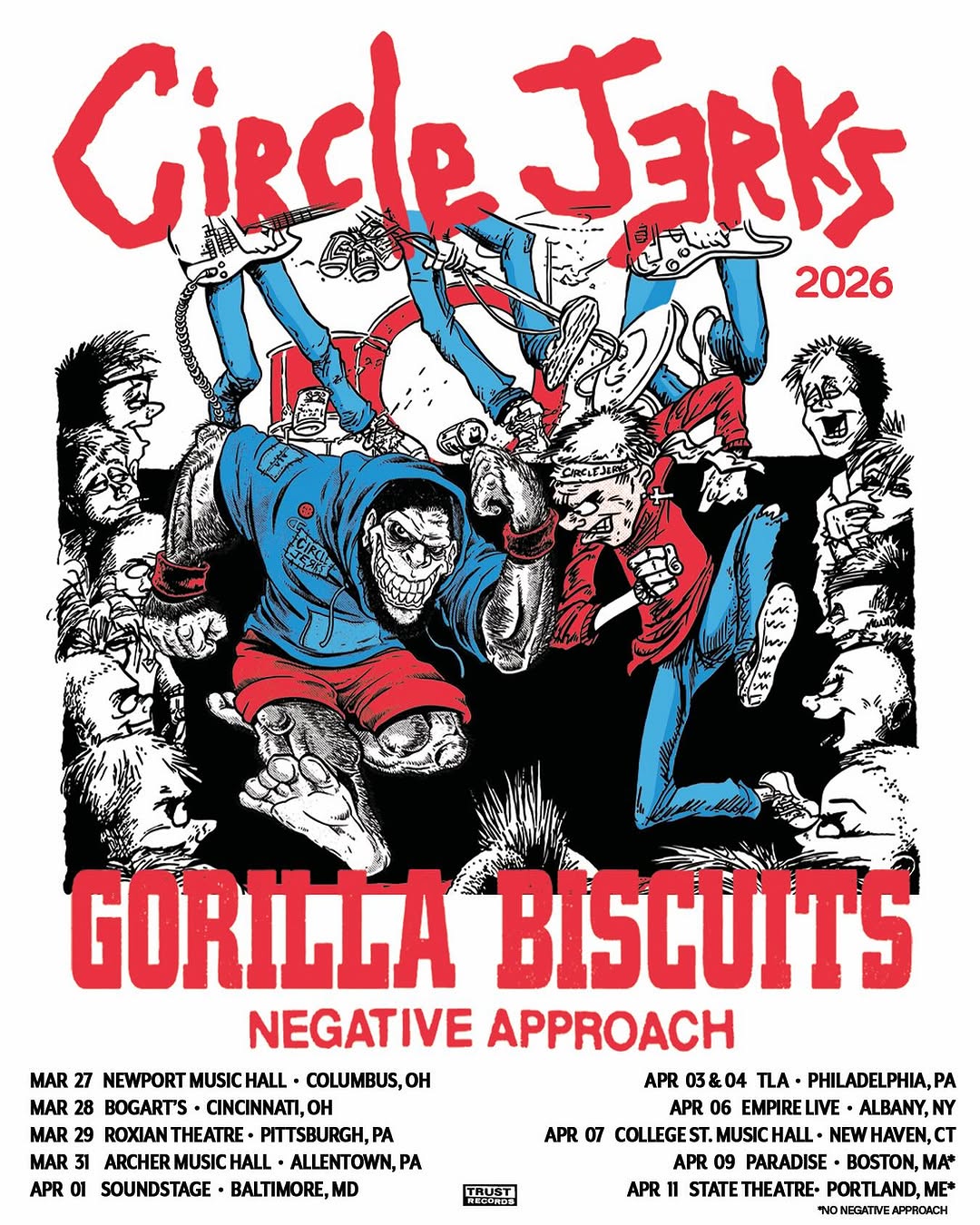 Circle Jerks / Galletas de gorila 2026