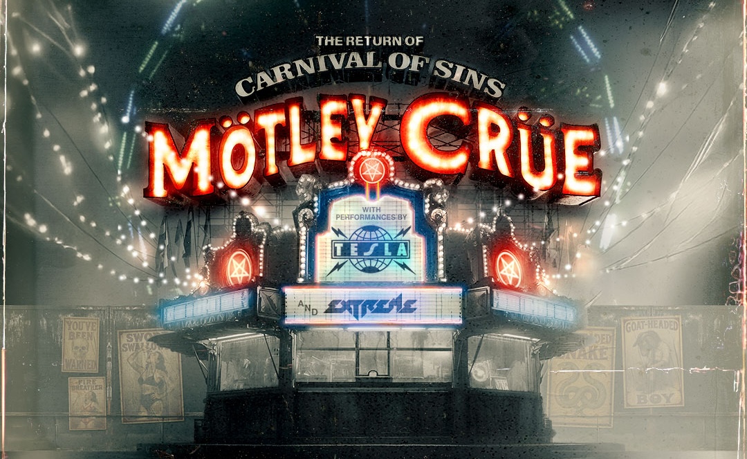 Mötley Crüe announce 2026 Carnival of Sins tour with Tesla and Extreme