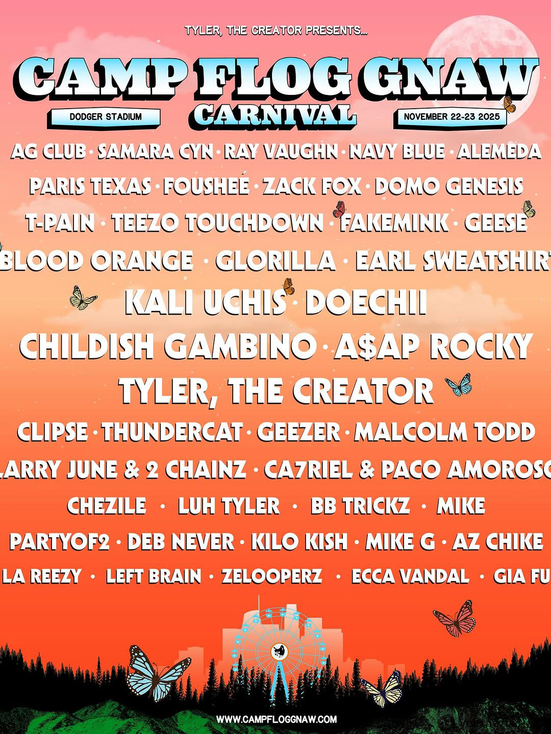 Camp Flog Gnaw 2025 update