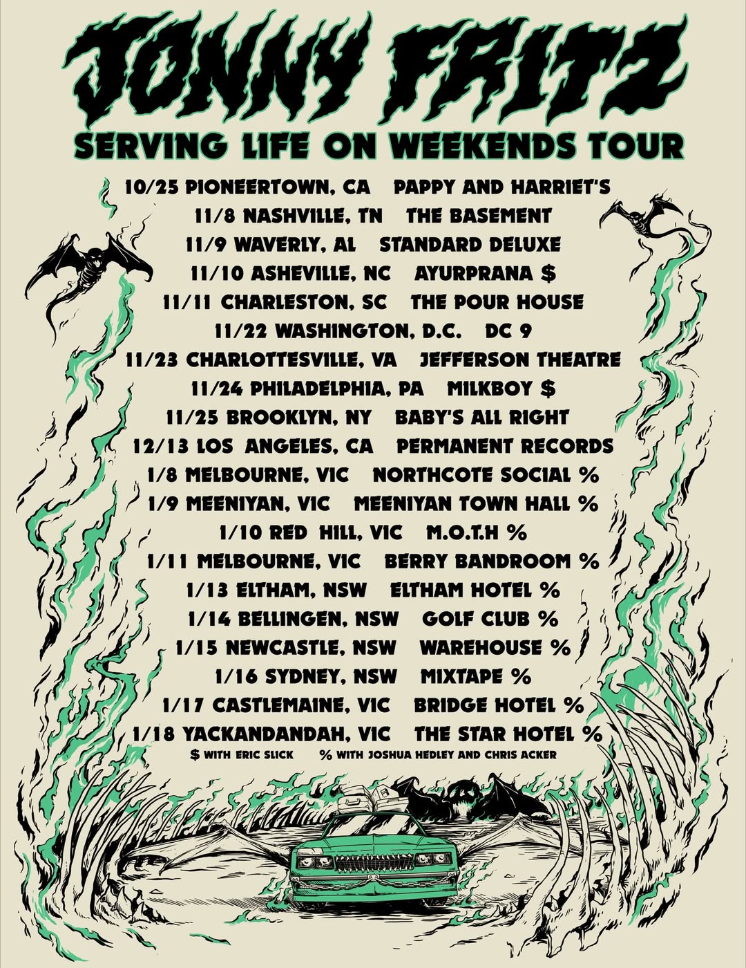 jonny fritz tour poster