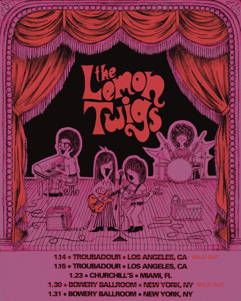 lemon twigs tour poster