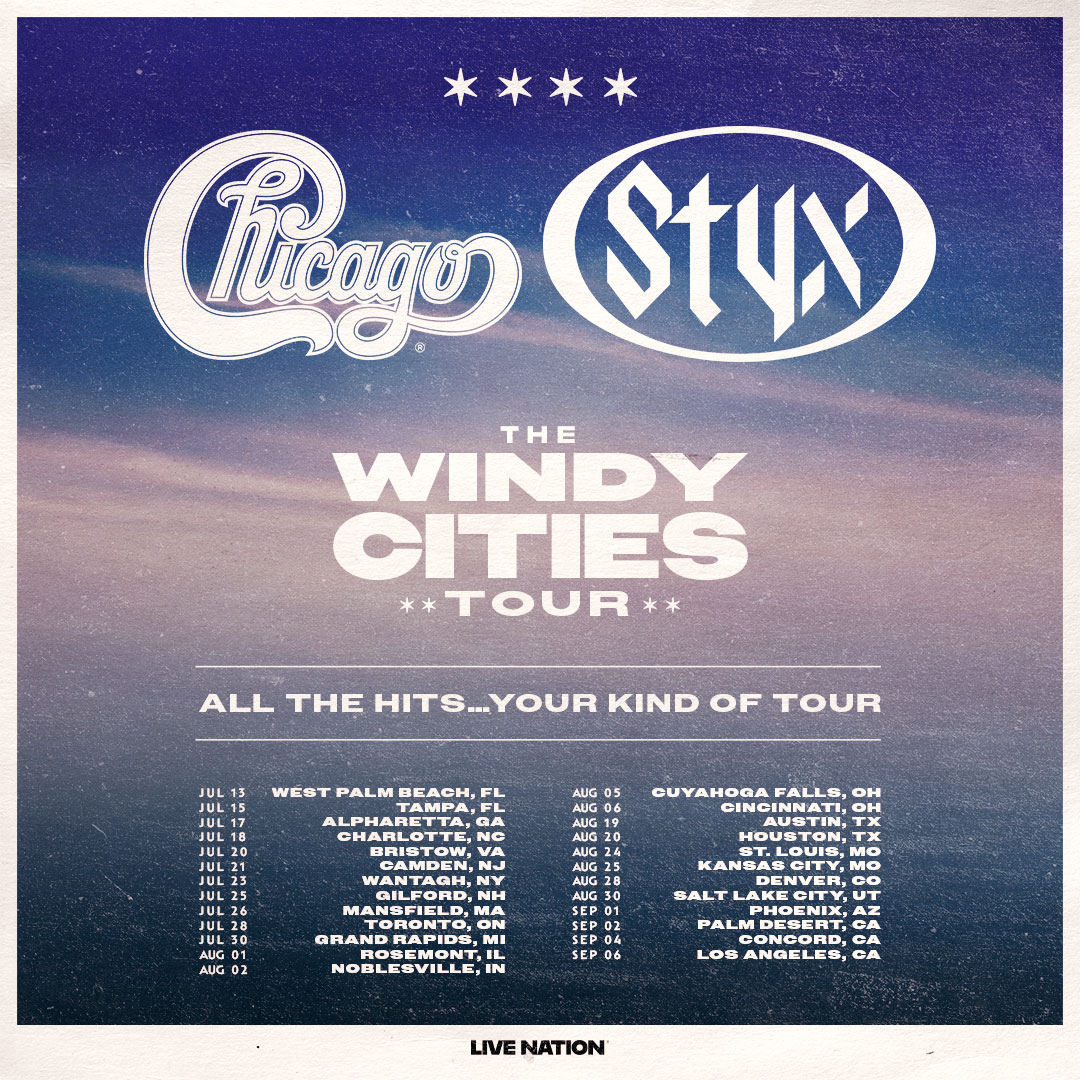 chicago styx tour
