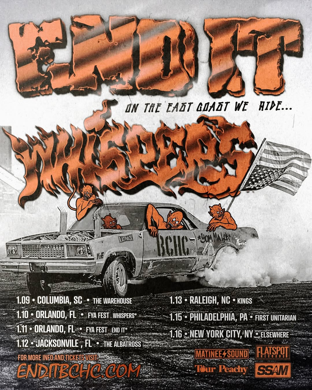 End It Whispers Tour