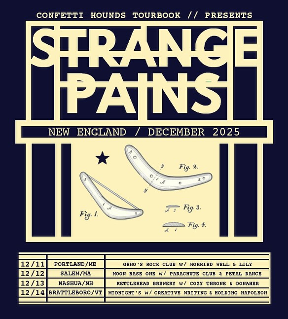 Strange Pains December 2025 shows