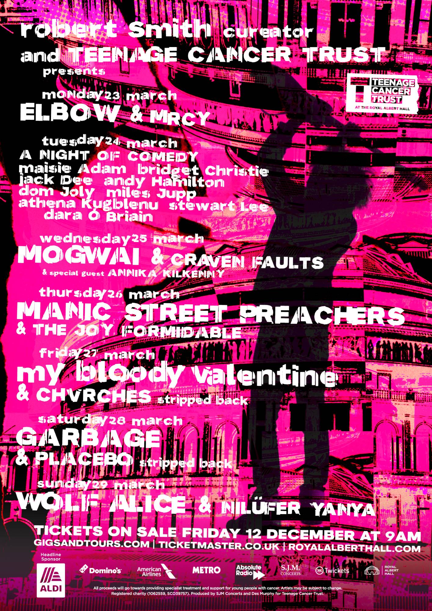 Robert Smith Teenage Cancer Trust