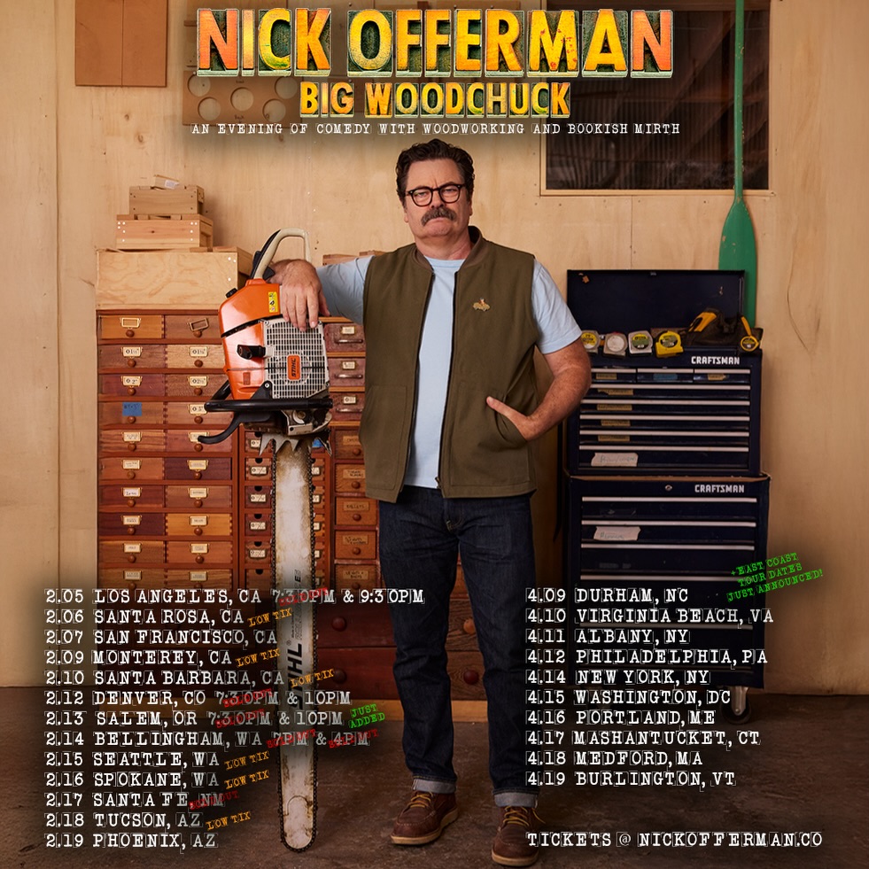 nick offerman 2026 tour