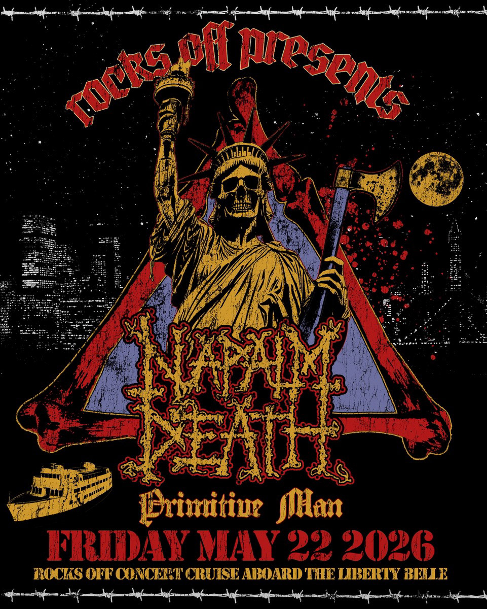 Napalm Death with Primitive Man Rocks Off