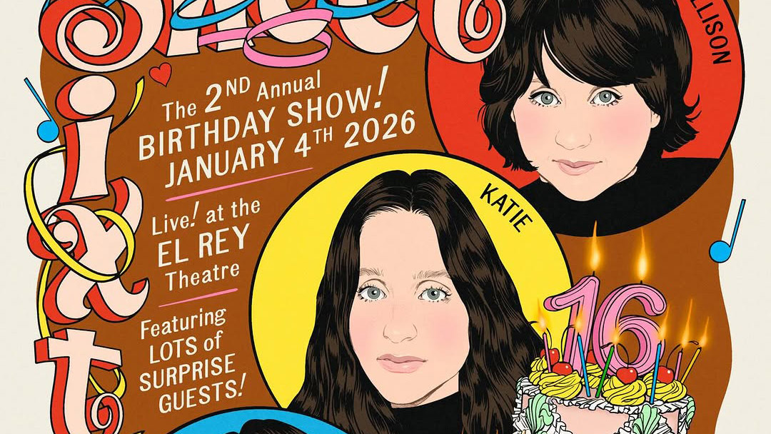 Watch Carrie Brownstein, Bowen Yang & more join Katie & Allison Crutchfield’s birthday show w/ D’Arcy Carden