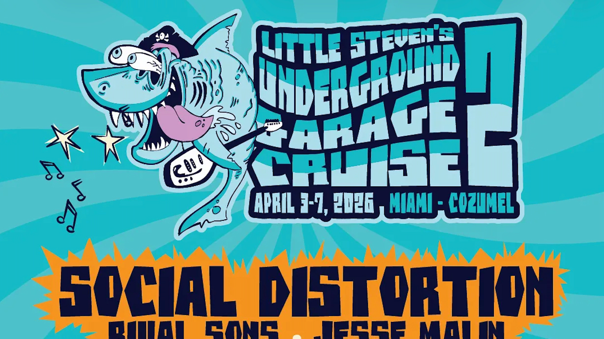 Win a cabin for 2 on Little Steven’s Underground Garage Cruise 2026 (Social Distortion, more)