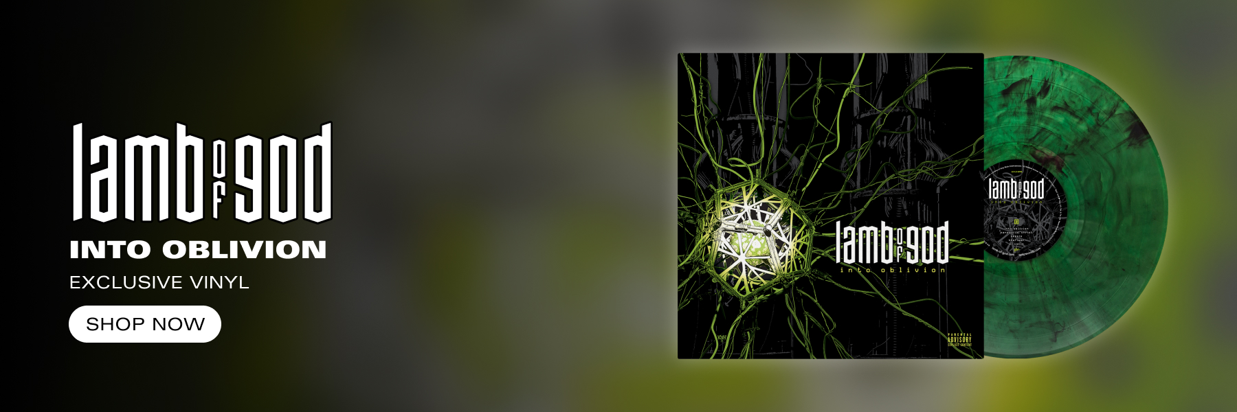 Lamb of God Into Oblivion Banner