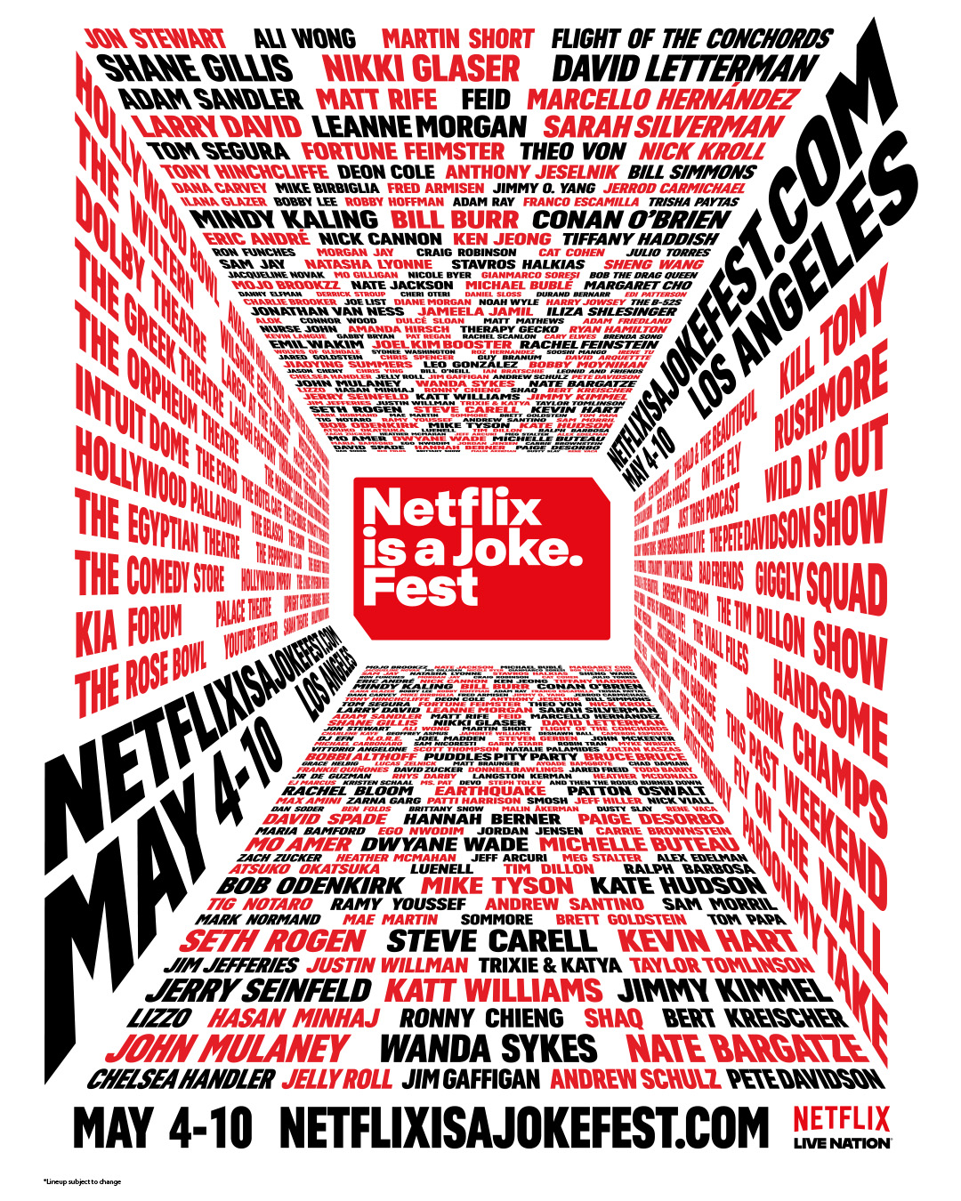 netflix is a joke 2026 tour