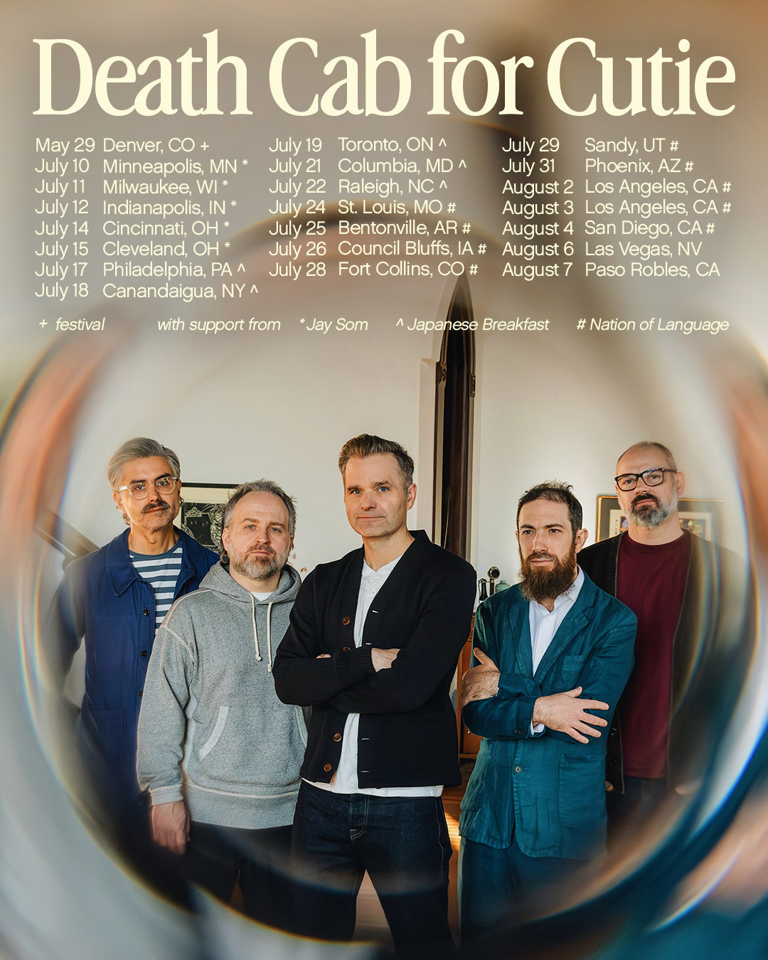 Death Cab for Cutie 2026 tour