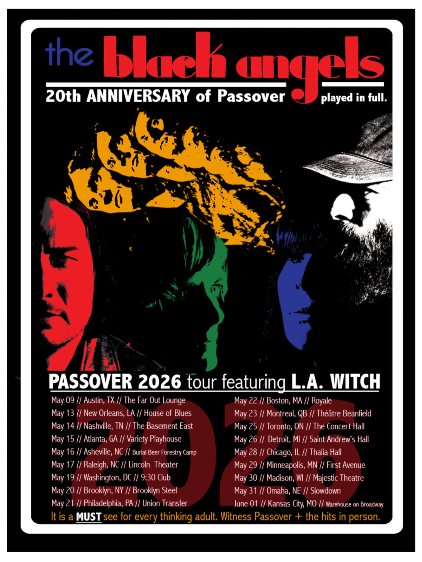 black angels passover 20th anniversary tour