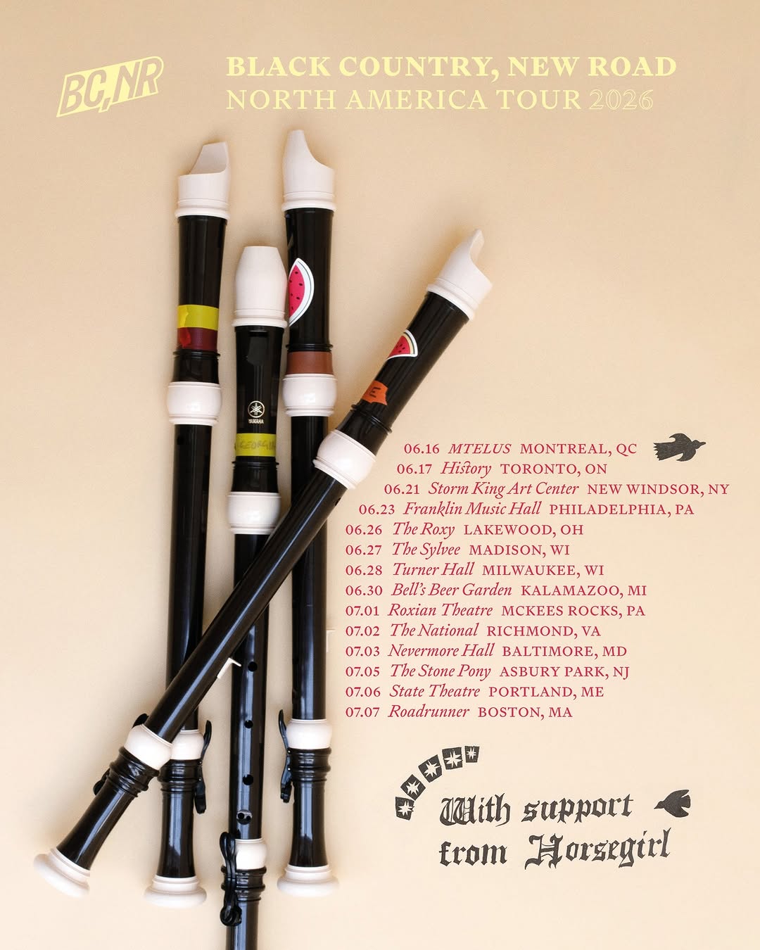 Black Country, New Road 2026 tour